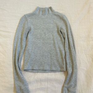 American Eagle Waffle-knit Mock Turtleneck
